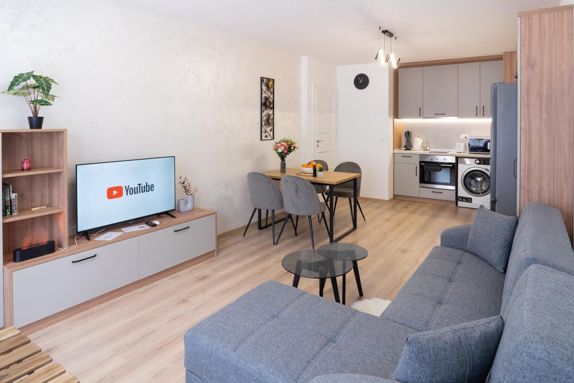 New Modern & Cozy Apartment With Free Parking 瓦爾納 外观 照片