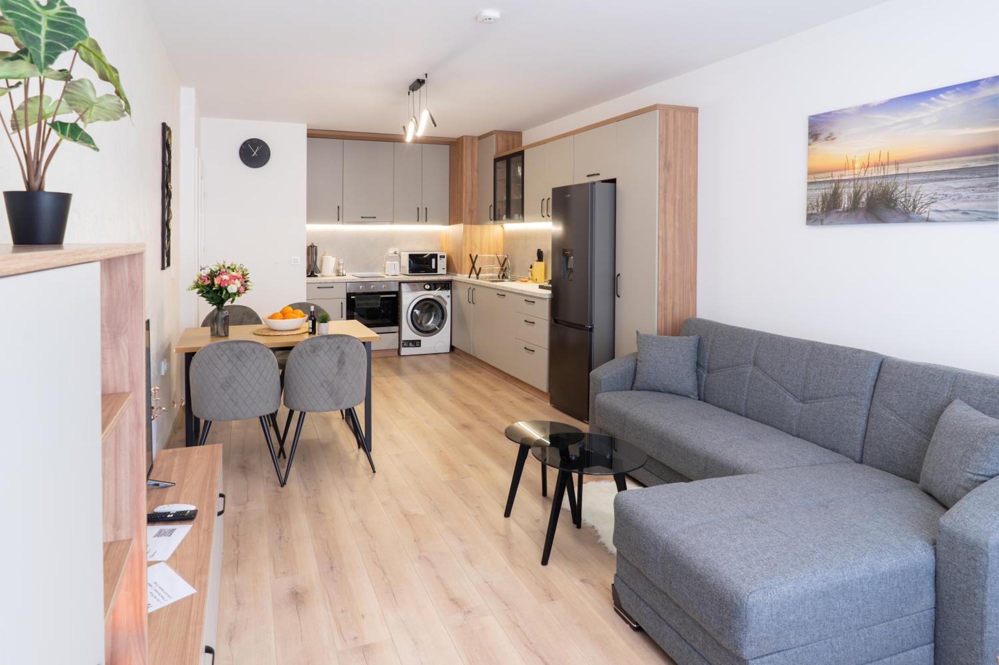 New Modern & Cozy Apartment With Free Parking 瓦爾納 外观 照片